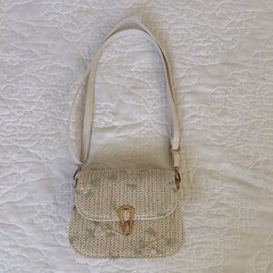 Floral Embroidered Boho Shoulder Purse